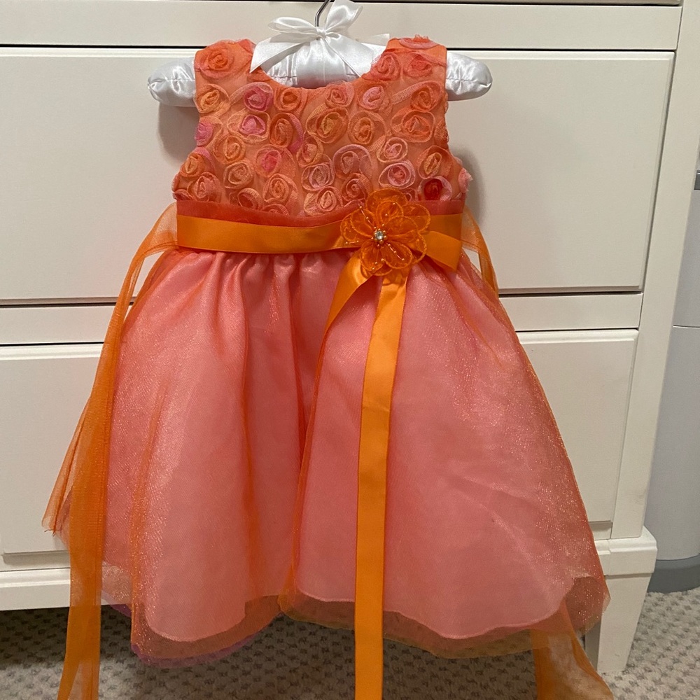 Orange dress